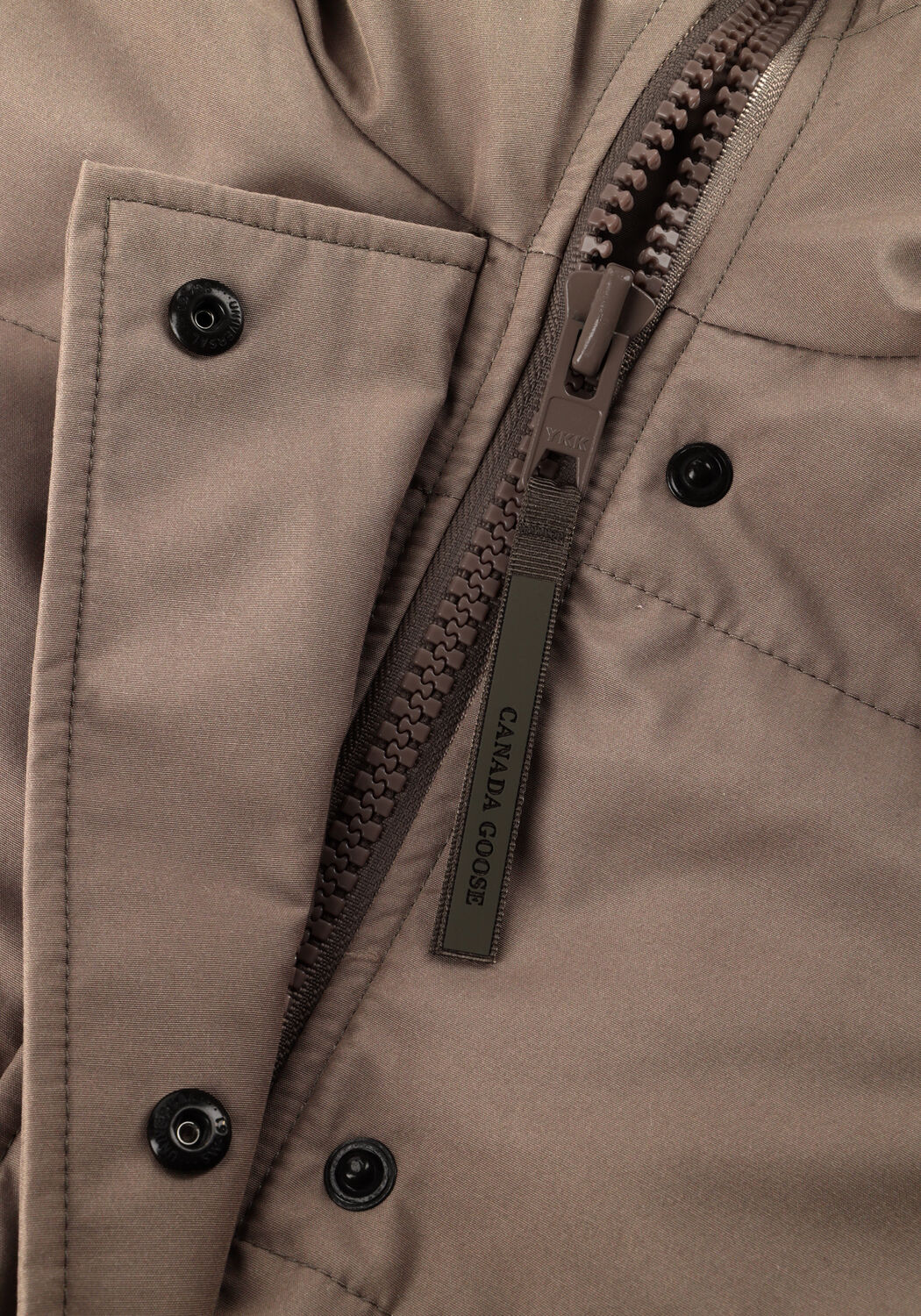 Taupe CANADA GOOSE Gewatteerde jas SHELBURNE PARKA CR - large