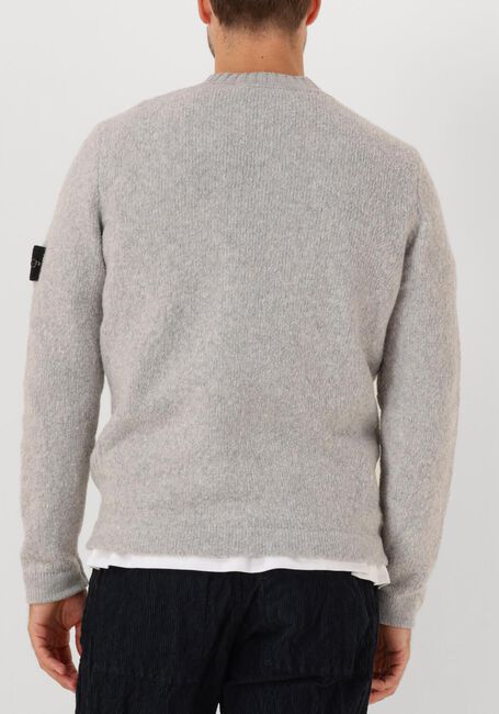 Lichtgrijze STONE ISLAND Trui CREW NECK - large