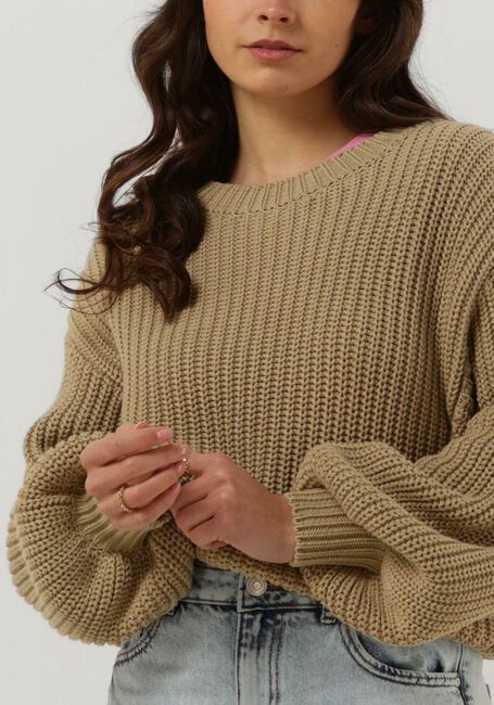 Khaki PENN & INK Trui S23B196 - large