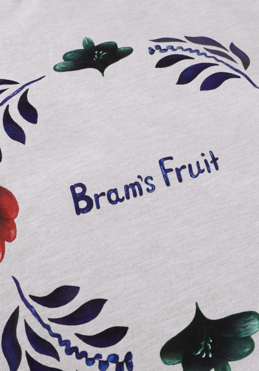 Grijze BRAM'S FRUIT Sweater FLORA CREWNECK - large