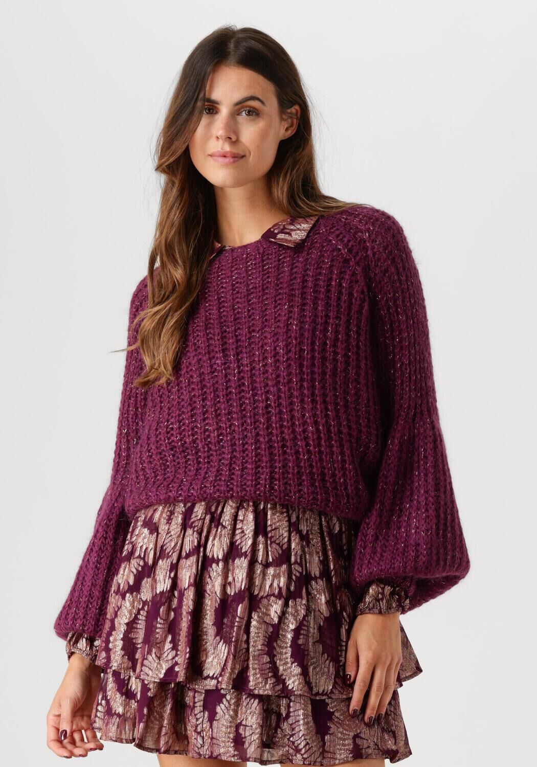 Amaya Amsterdam Trui Dames Ace, Maat: L, Kleur: Paars