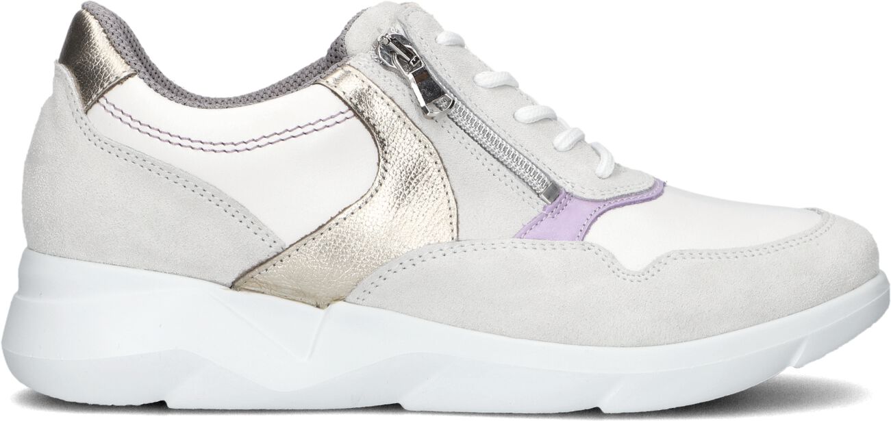 Waldläufer Lage Sneakers Dames 668001, Maat: 41,5, Materiaal: Suède, Kleur: Wit