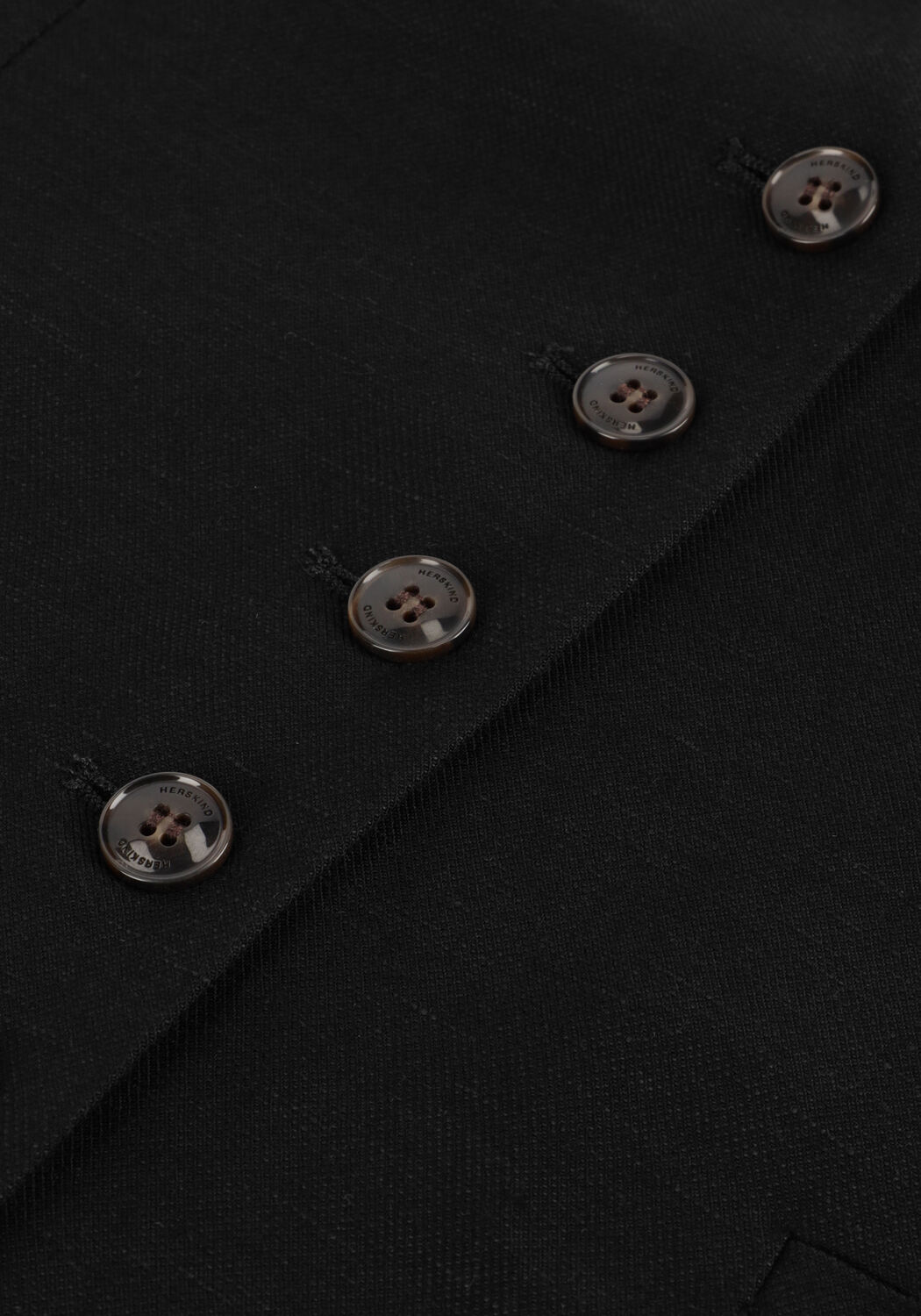 Zwarte HERSKIND Gilet DOUBLE UP VEST - large