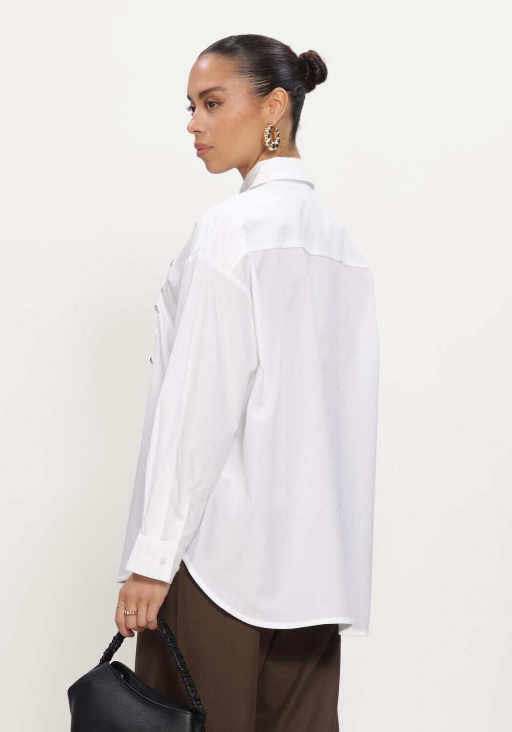 Witte CO'COUTURE Blouses VIANNECC OFFICER SHIRT - large