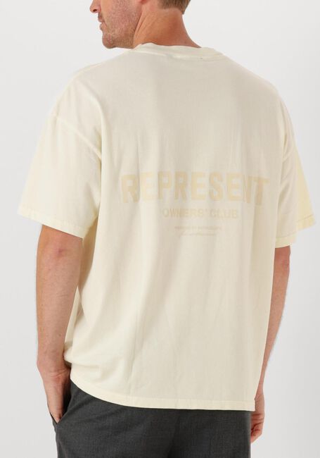Creme REPRESENT T-shirt OWNERS CLUB T SHIRT - large