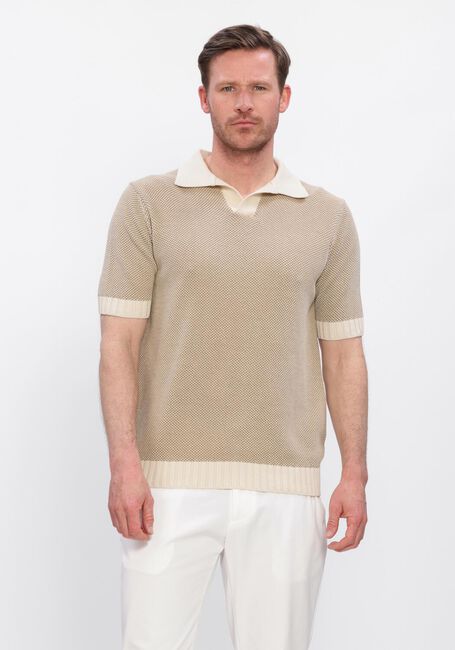 Beige FILIPPO DE LAURENTIIS Polo POLO SKIPPER MC - large