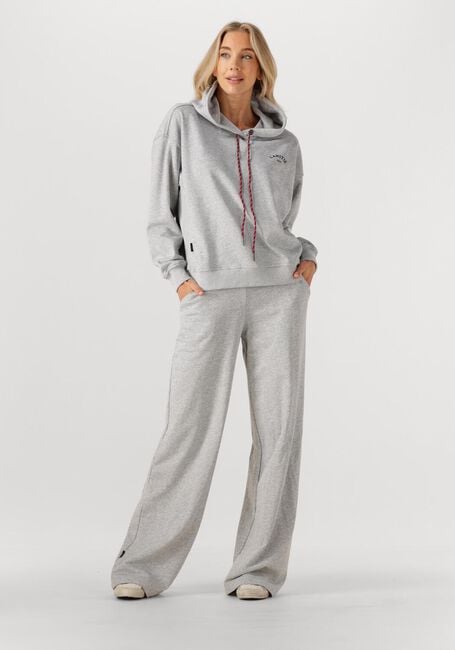 Lichtgrijze HAUTE L'AMITI&Eacute; Wijde broek MINI CURVE LOOSE TALL PANT - large