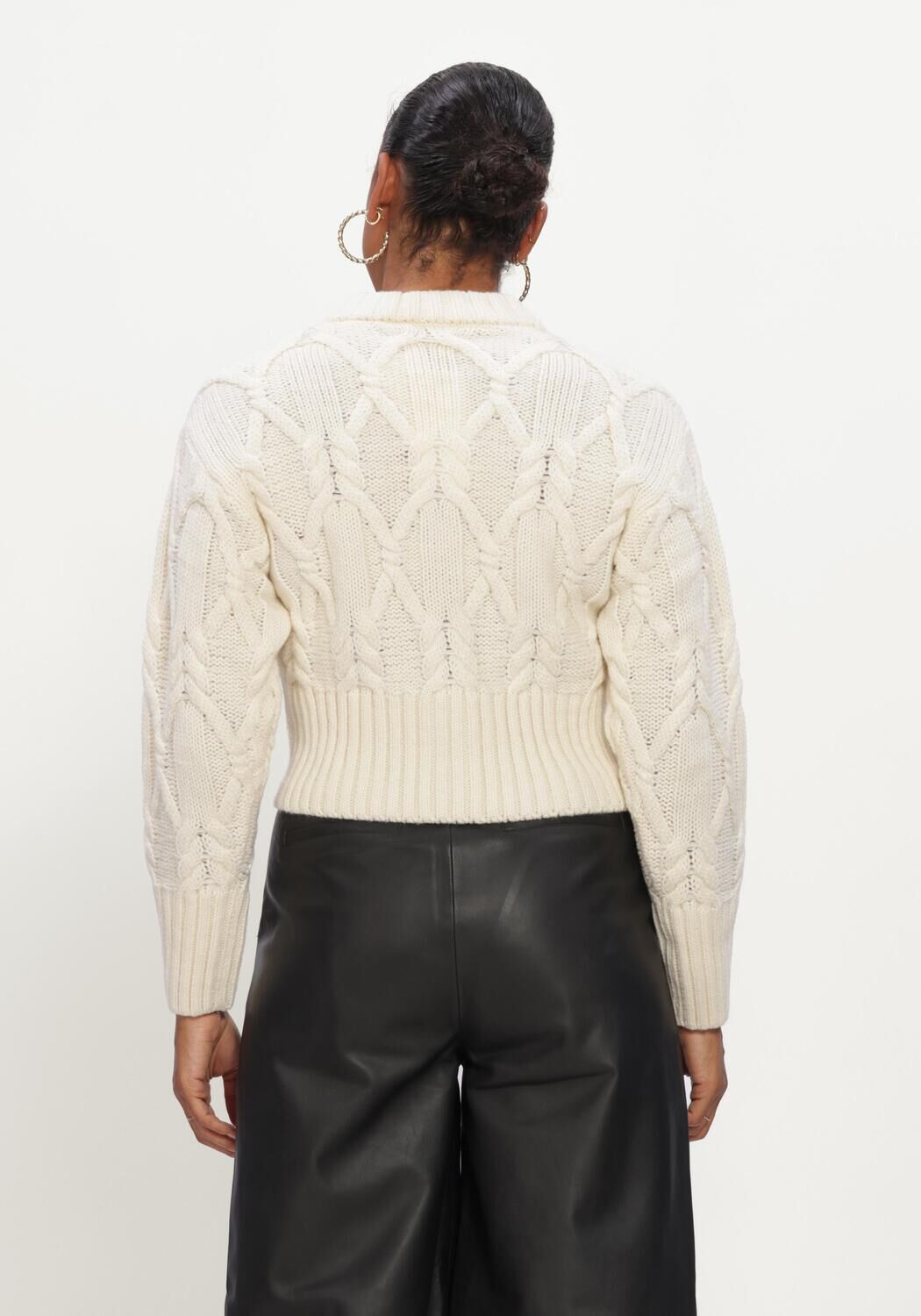 Ecru COPENHAGEN MUSE Truien/vesten CMMAGLE-CARDIGAN - large