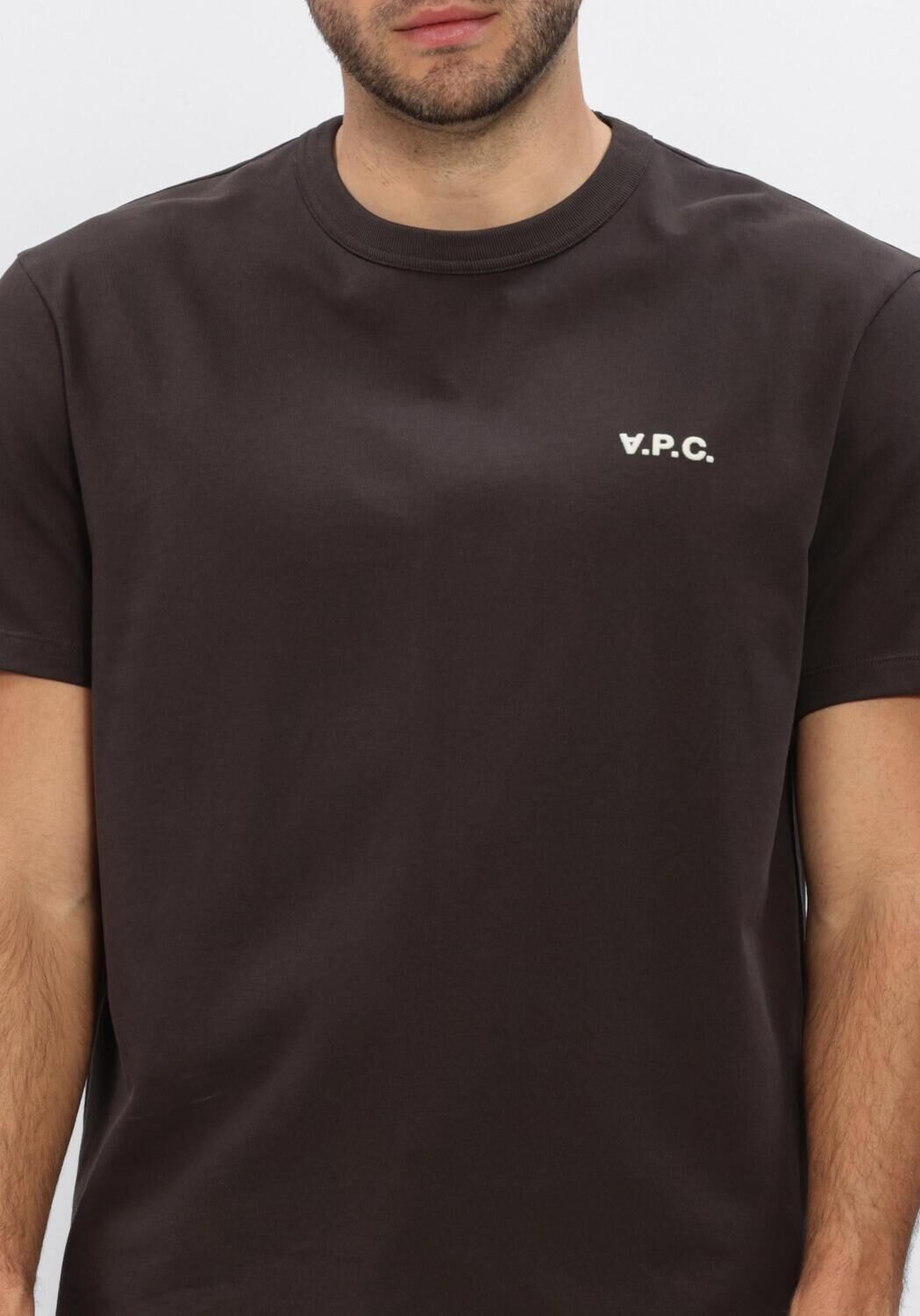 Bruine APC Polo T-SHIRT BOXY PETIT VPC - large