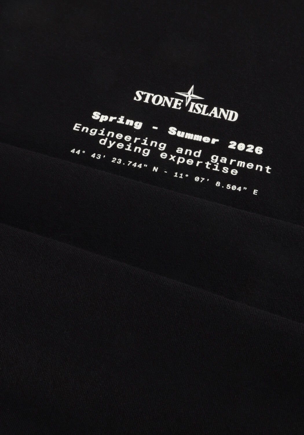 Zwarte STONE ISLAND T-shirt SS T-SHIRT S0285 - large