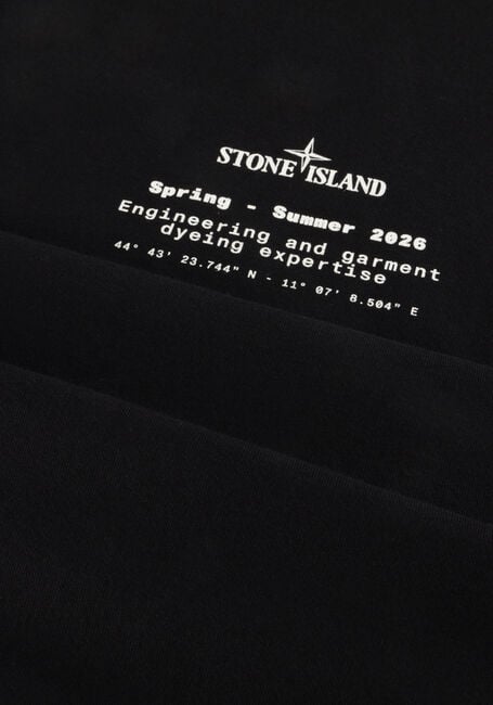Zwarte STONE ISLAND T-shirt SS T-SHIRT S0285 - large