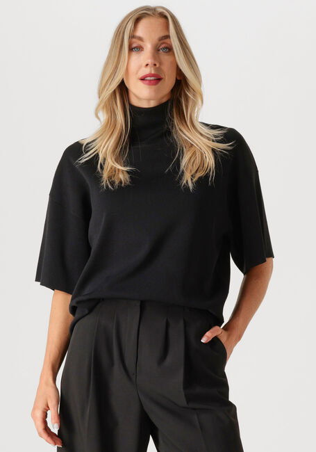 Zwarte HERSKIND T-shirt BRITTANY KNIT T-SHIRT - large