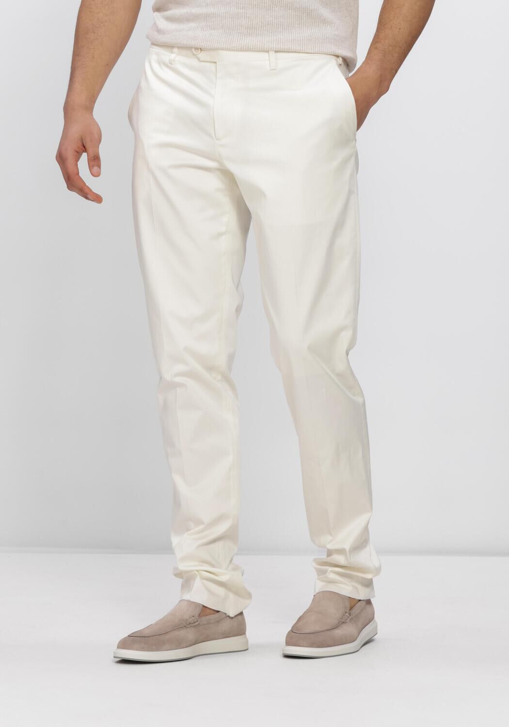 Creme LARDINI Pantalon MAN TROUSERS DROP REG - large