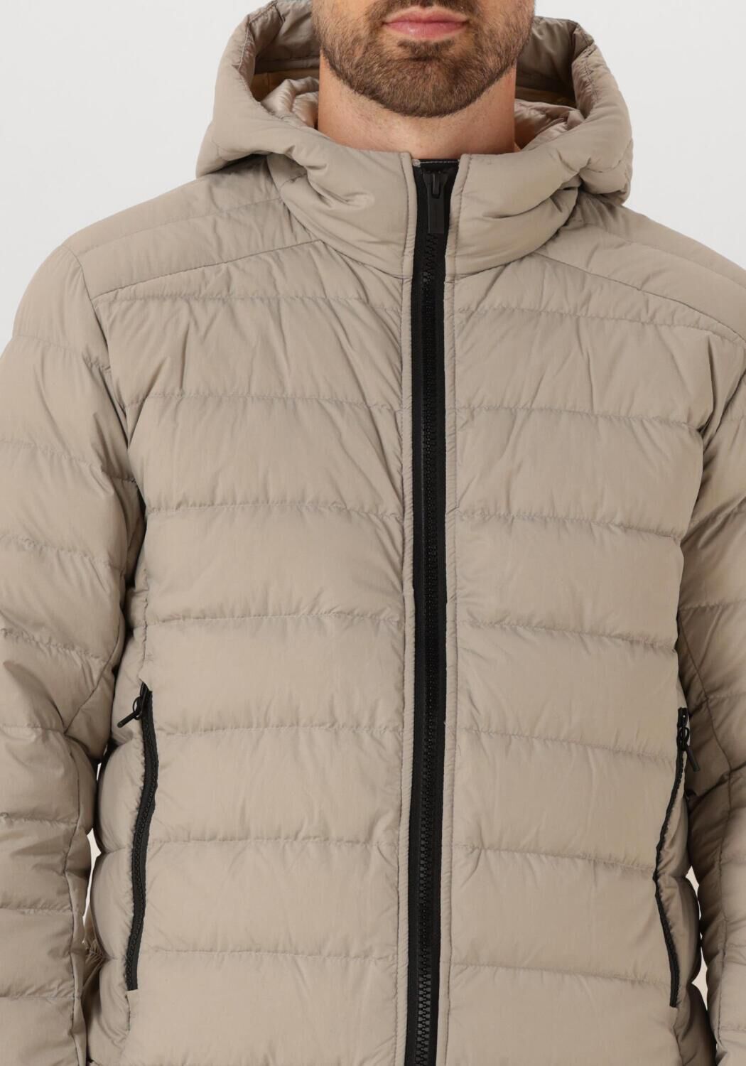 Beige CANADA GOOSE Gewatteerde jas CROFTON HOODY ENDURALUXE - large