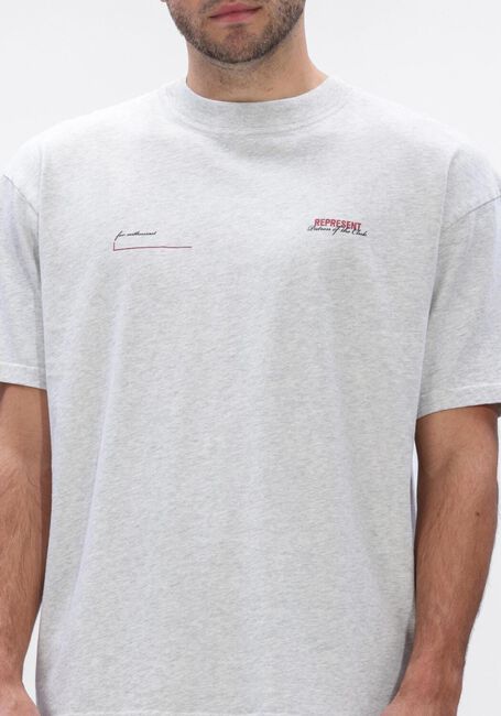 Grijze REPRESENT T-shirt PATRON OF THE CLUB T-SHIRT - large