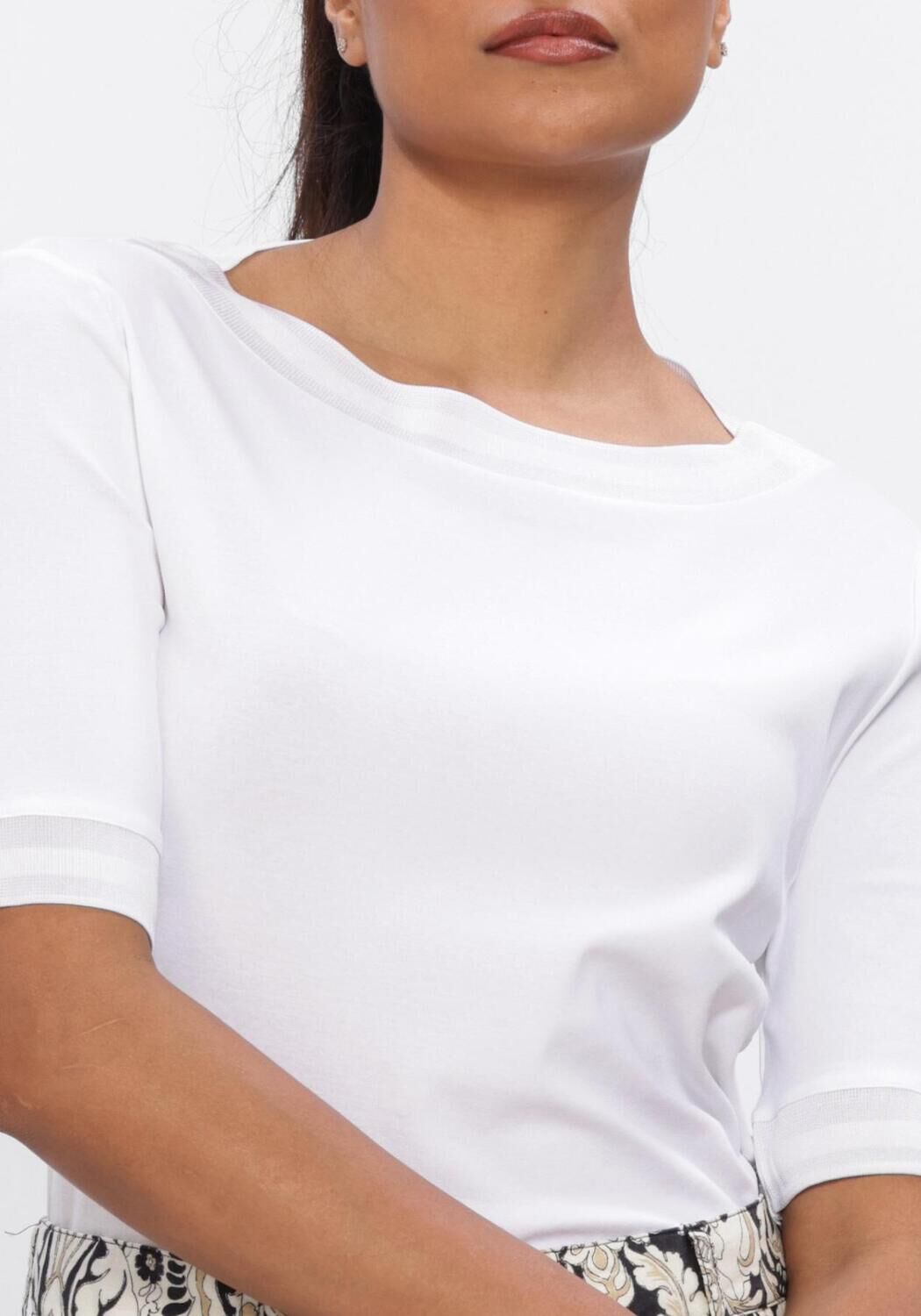 Witte MARC CAIN COLLECTION Tops & T-shirts AC 48.48 J14 - large