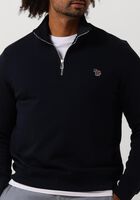 PS PAUL SMITH MENS LS REG FIT HALF ZIP TOP ZEBRA - medium