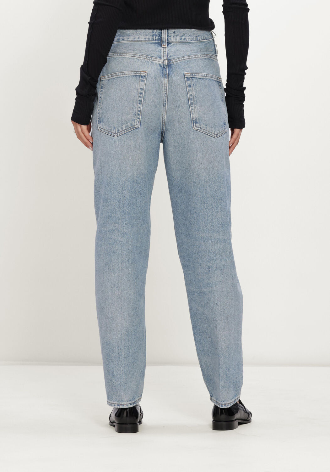 Blauwe AGOLDE Straight leg jeans 80'S JEAN IN ORBITAL - large