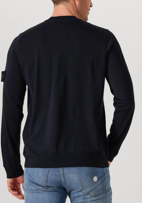 Donkerblauwe STONE ISLAND Trui CREW NECK - large