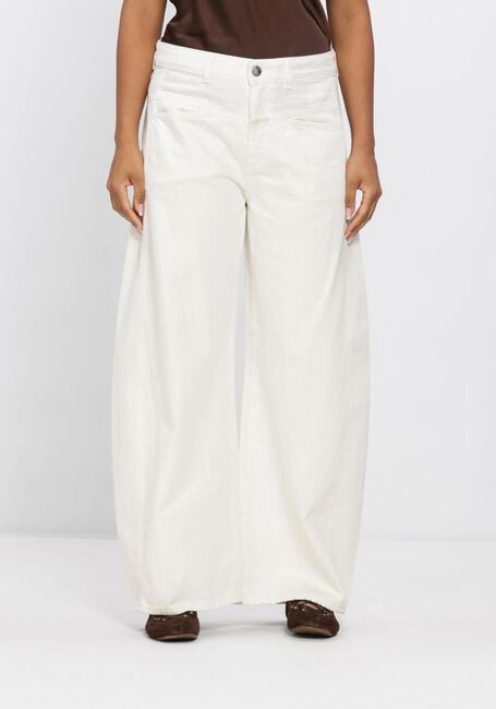 Ecru CLOSED Wide jeans GILLAN - large