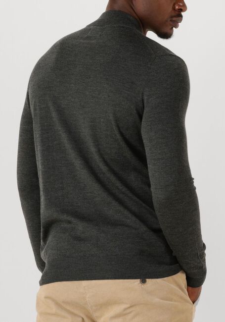 Groene STEFANO LAURAN Trui HALF ZIP - large