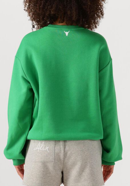 Groene ALIX THE LABEL Trui LADIES KNITTED CLEAN LOGO SWEATER - large