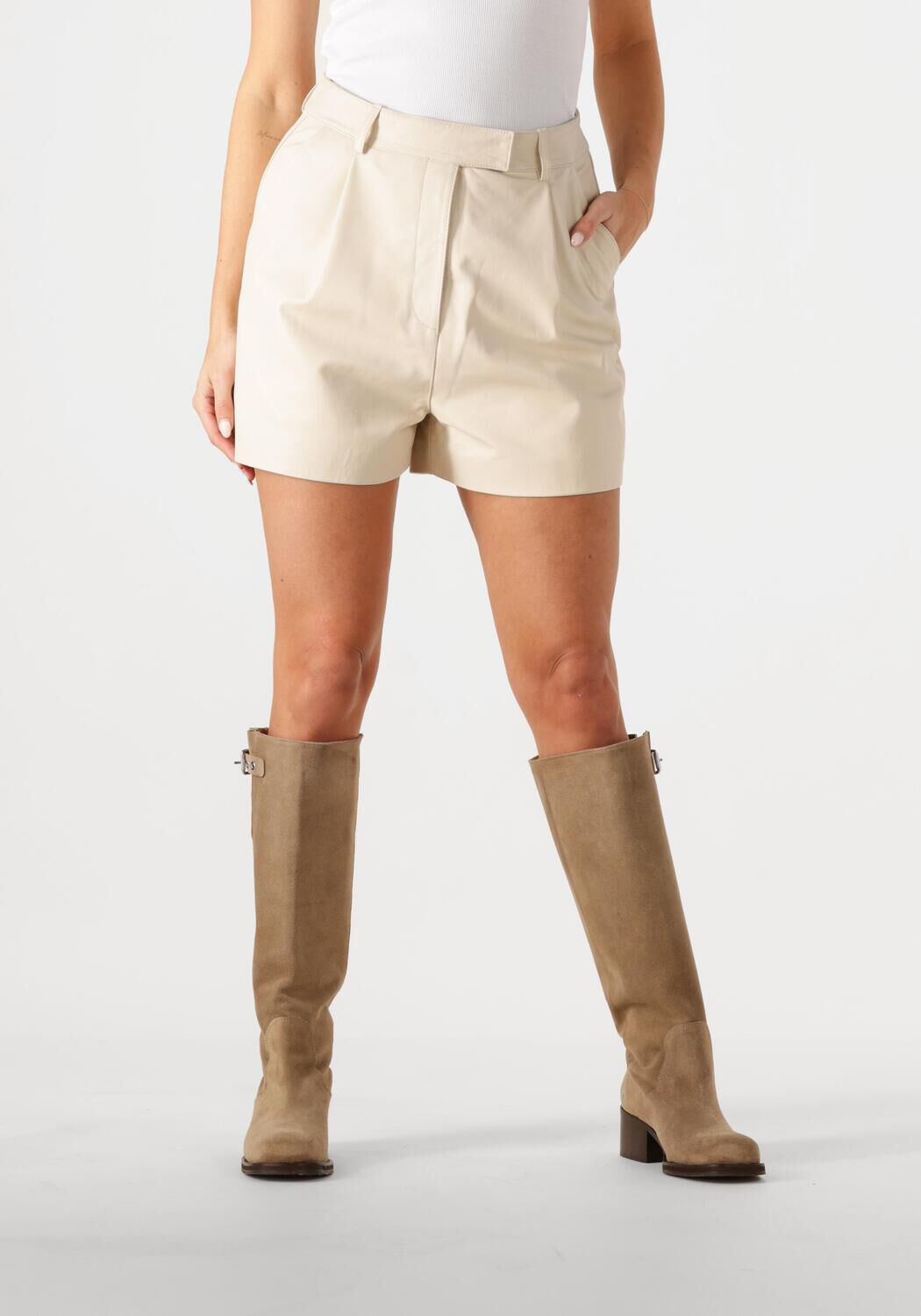 Ibana Korte Broek Dames Sicily, Maat: 36, Kleur: Beige afbeelding 1