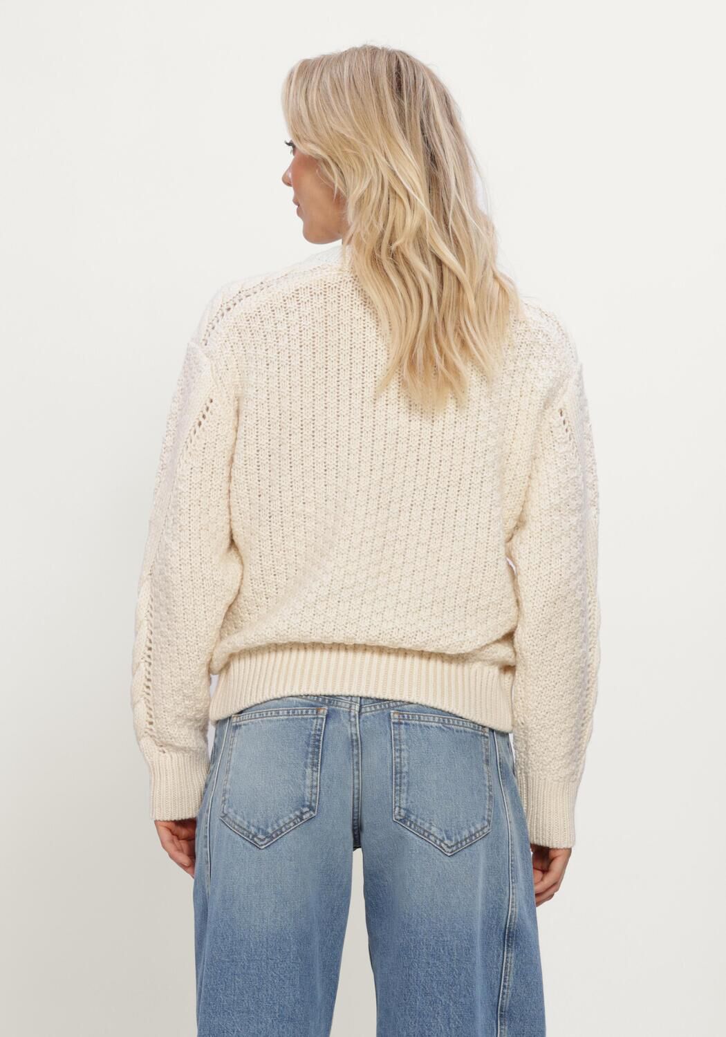 Creme ISABEL MARANT Trui KAROL PULLOVER - large