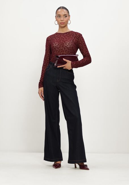 Bordeaux MOS MOSH Tops & T-shirts MMLORETTA MONO MESH BLOUSE - large