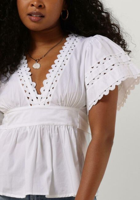 Witte ANTIK BATIK Blouses RODA TEE WIDE - large