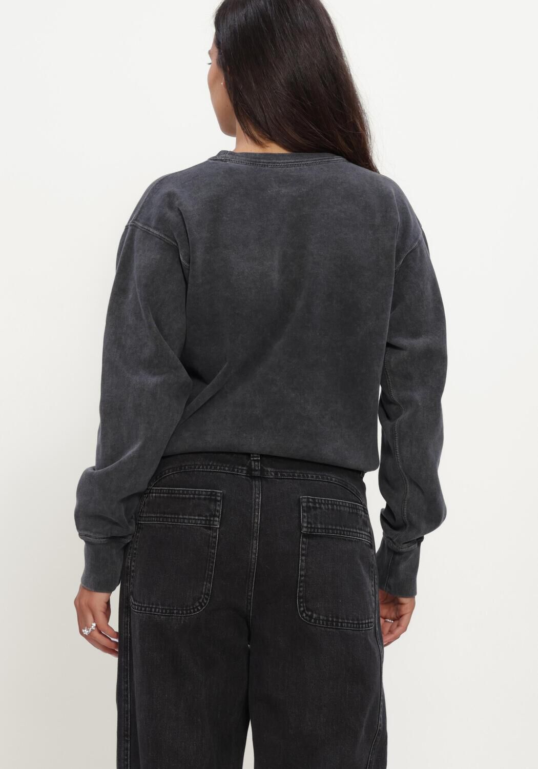 Donkergrijze ISABEL MARANT Sweater RISE SWEAT SHIRT - large