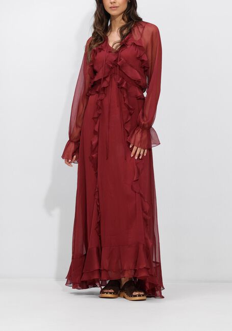 Bordeaux DANTE6 Maxi jurk ELIVIA CHIFFON MAXI DRESS - large