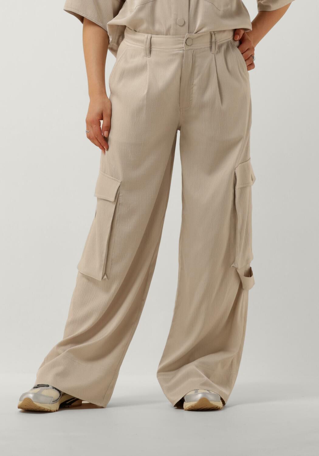Copenhagen Muse Pantalon Dames Cmvianna-pant, Maat: L, Kleur: Beige