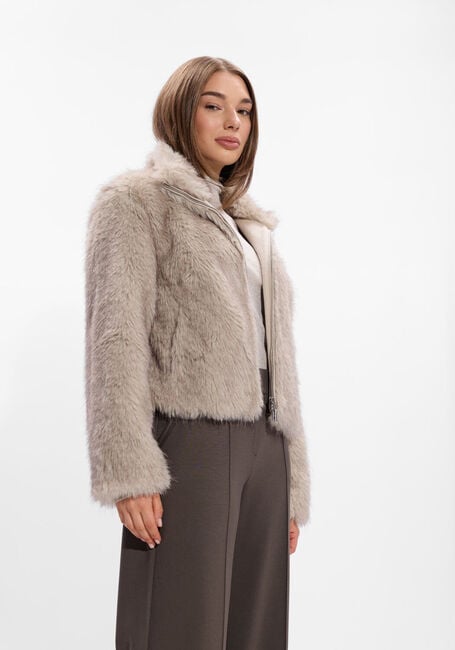 Zand MARC CAIN COLLECTION Faux fur jas ZC 12.07 W64 - large