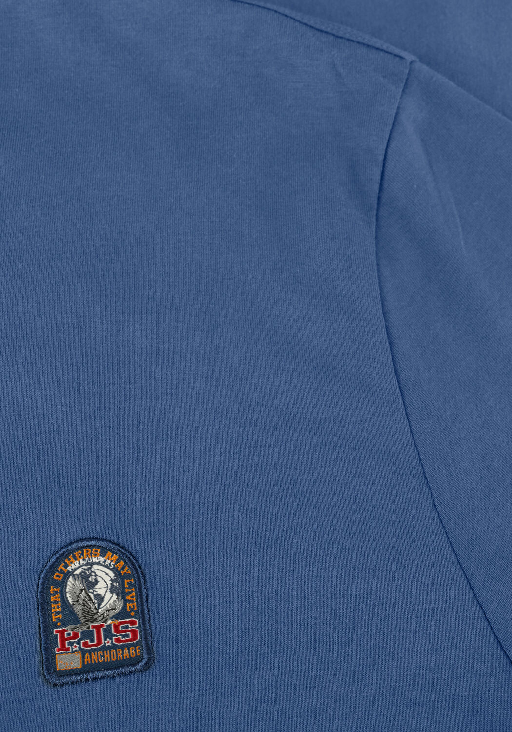 Blauwe PARAJUMPERS T-shirt PATCH TEE - large