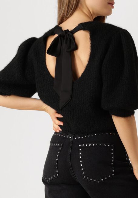 Zwarte CO'COUTURE Trui CORALIE BOW RIB KNIT - large