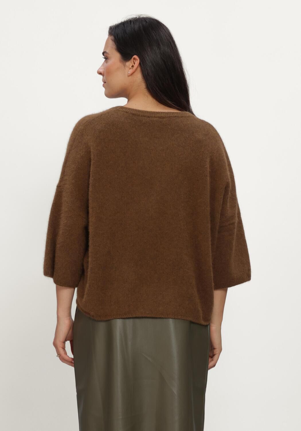 Bruine KNIT-TED Tops & T-shirts HANS TOP - large