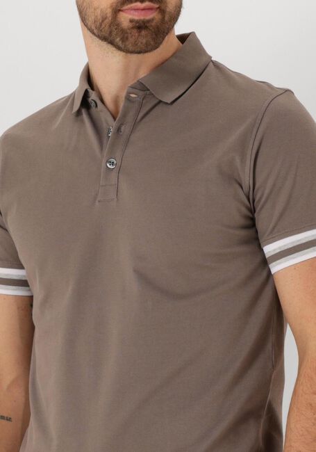 Taupe GENTILUOMO Polo POLO 3 BUTTON SS J2006-219 - large