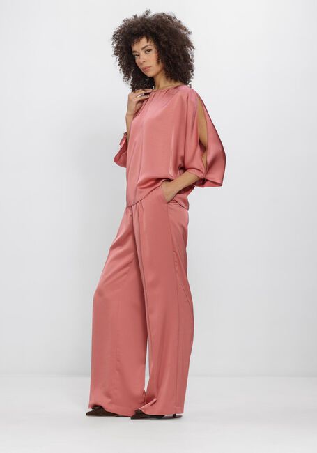 Roze DANTE6 Top RISETTE FLOWING SATIN TOP - large