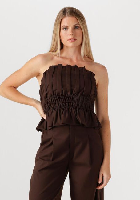 Bruine GESTUZ Top GZPAULINE CORSET - large