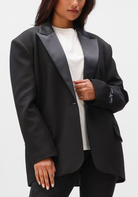Zwarte ALIX THE LABEL Blazer LADIES WOVEN OVERSIZED MIX BLAZER - large