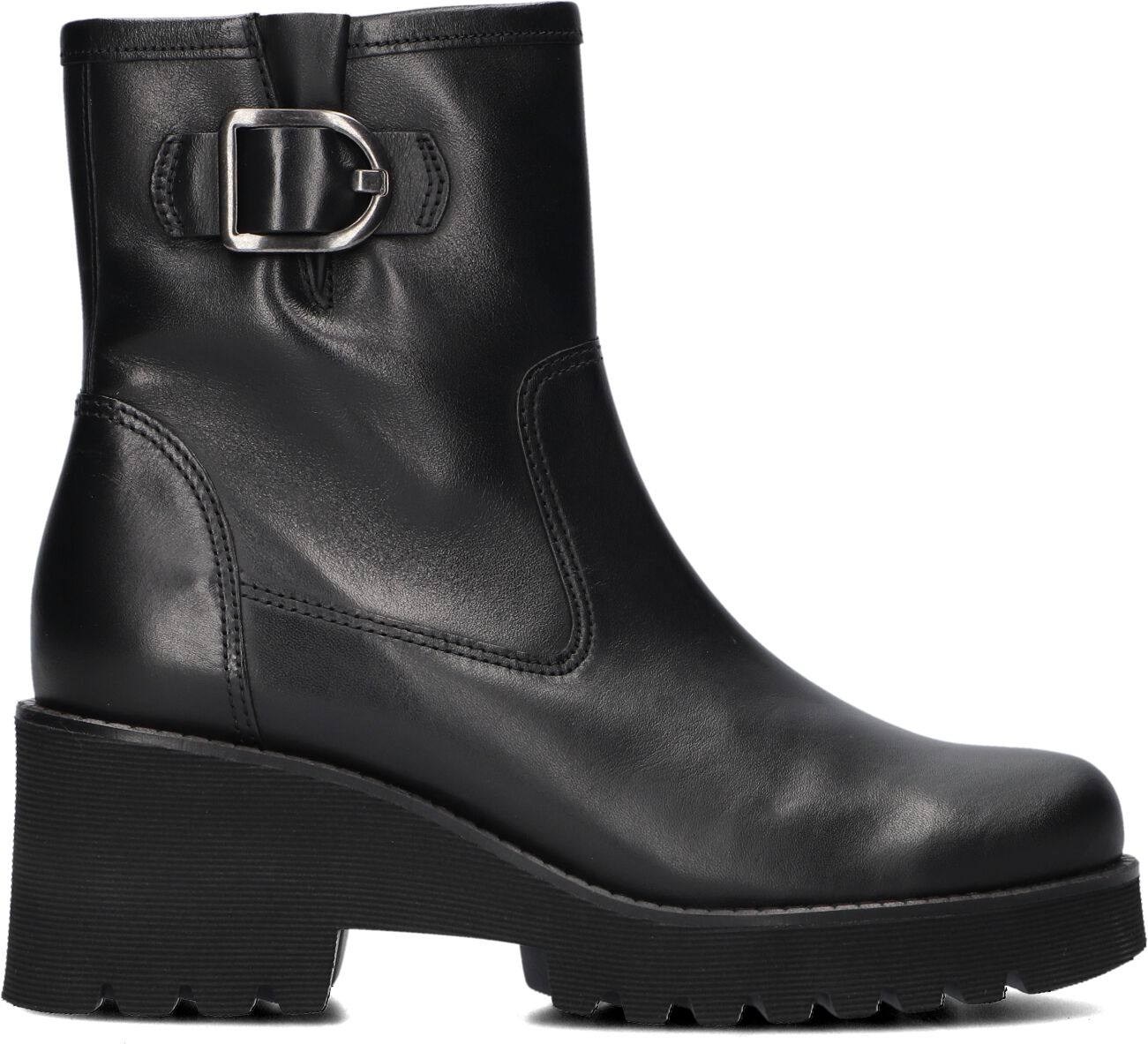 Gabor Enkelboots Dames 622.2, Maat: 37,5, Materiaal: Leer, Kleur: Zwart