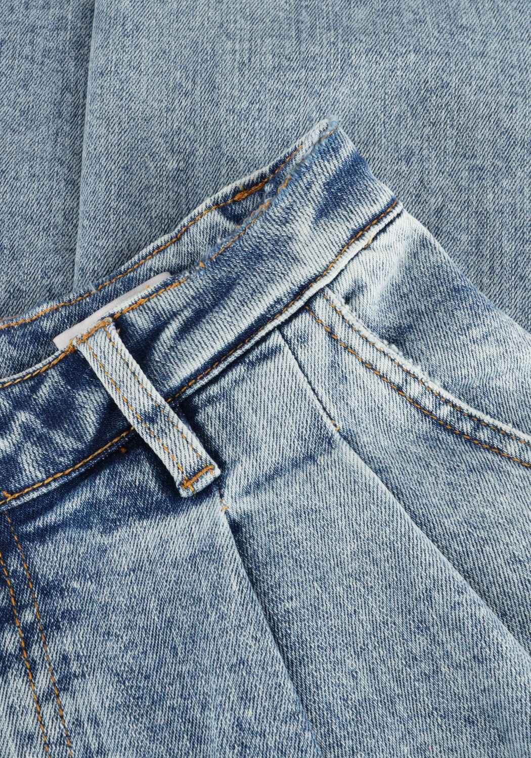 Blauwe JANICE Wijde broek DOLLAR - large