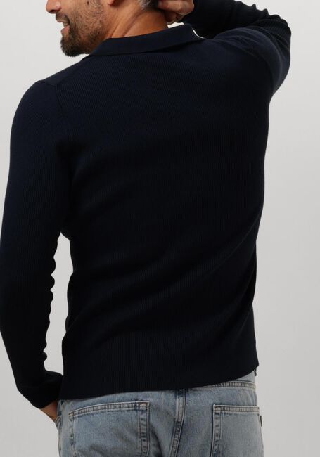Donkerblauwe DRYKORN Polo TESUAN - large