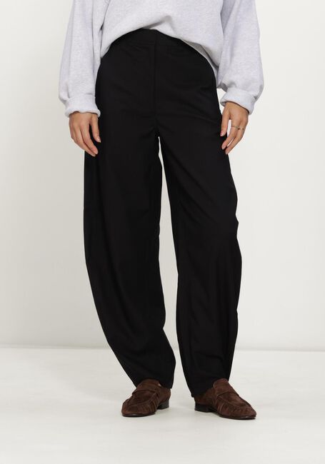 Zwarte SECOND FEMALE Barrel broeken BLINK BARREL TROUSERS - large
