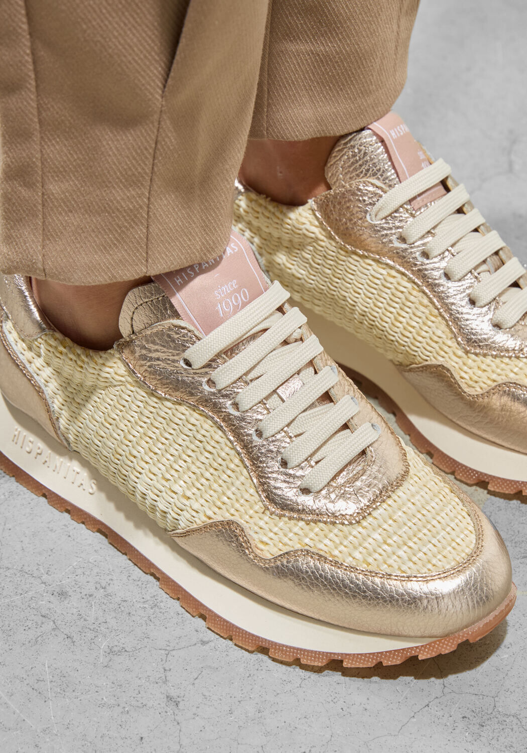 Bronzen HISPANITAS Lage sneakers RHV254045 - large