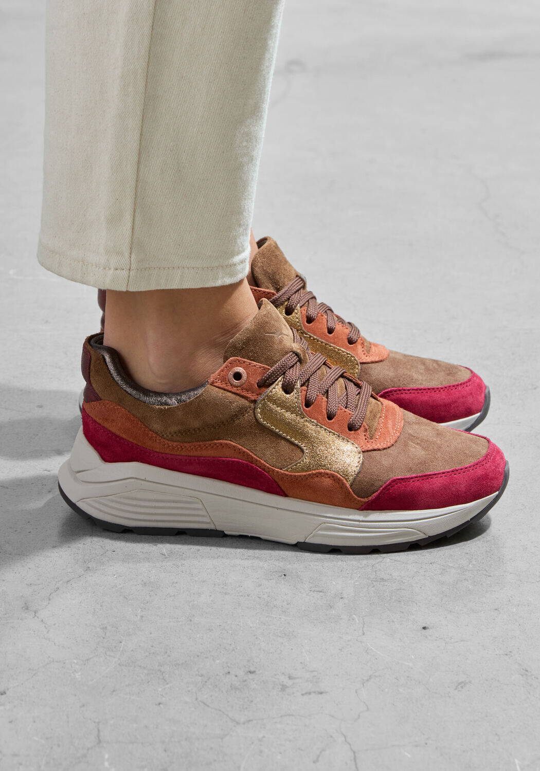 Rode XSENSIBLE Lage sneakers COMBI G SNEAKER - large