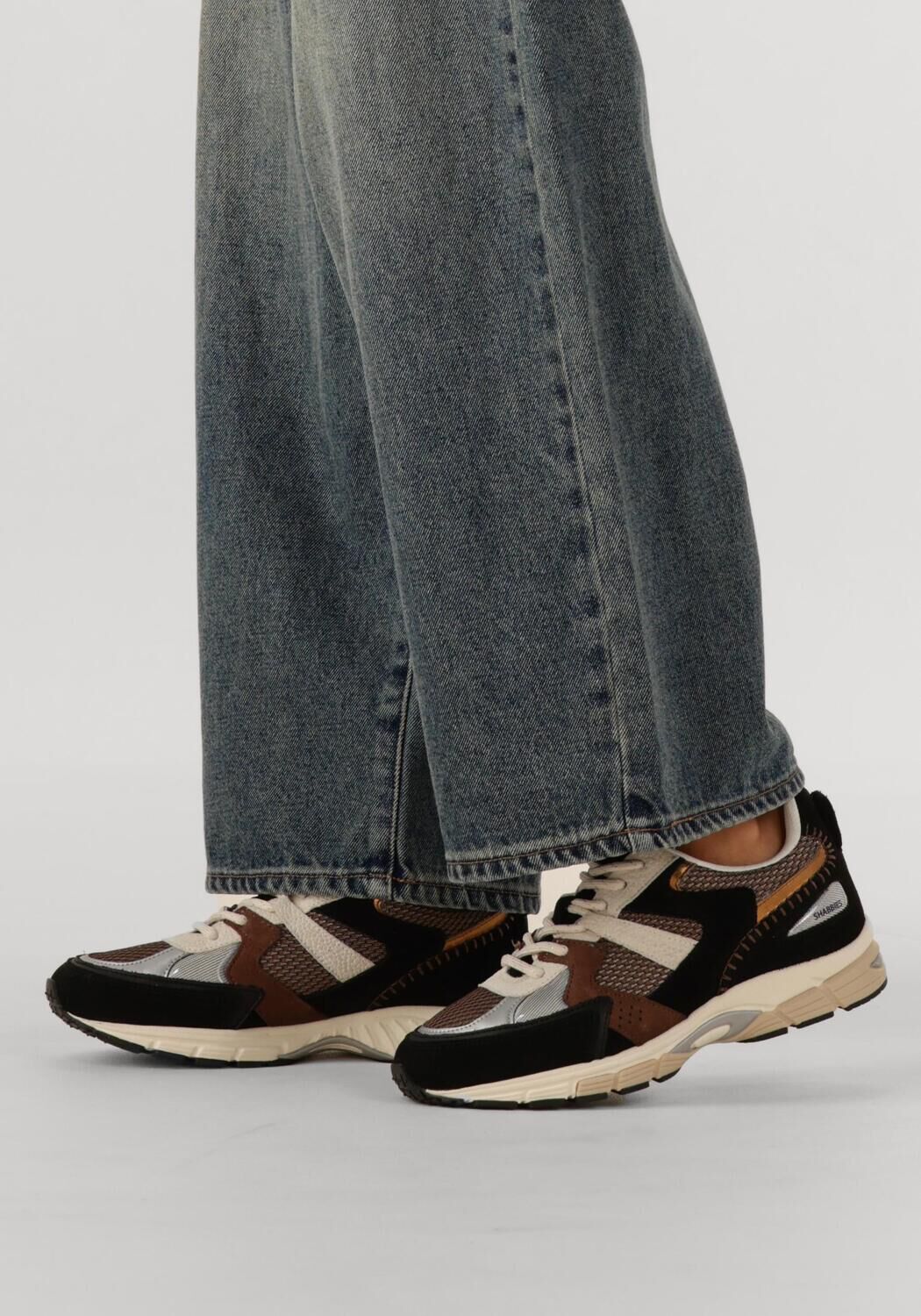 Zwarte SHABBIES Lage sneakers ABBEY RUN - large