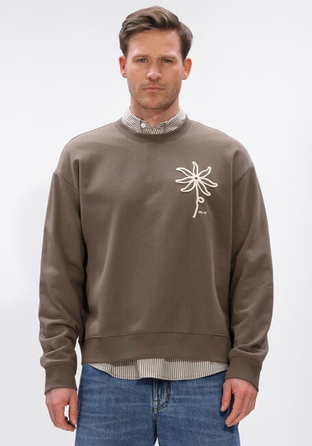 Taupe NN.07 Sweater DAVID 30014 - large