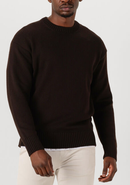 Bruine GRAN SASSO Trui CREW L SLV RELAXED FIT - large